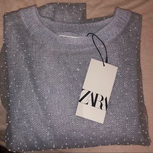 ZARA SEQUIN SWEATER